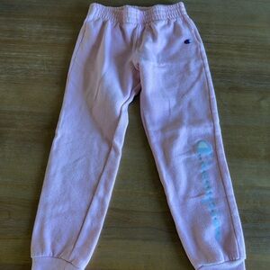 Champion Kids Pink Logo Joggers